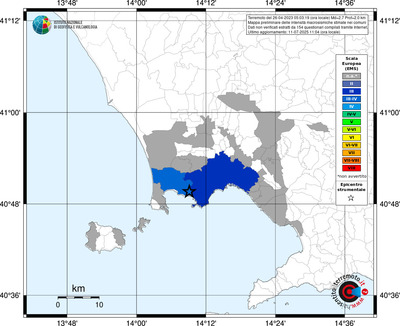 Mappa EMS - territori comunali