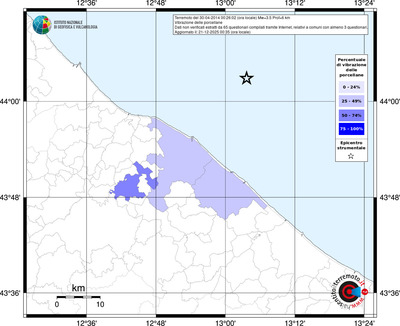 Mappa territorio comunale con almeno 3 questionari