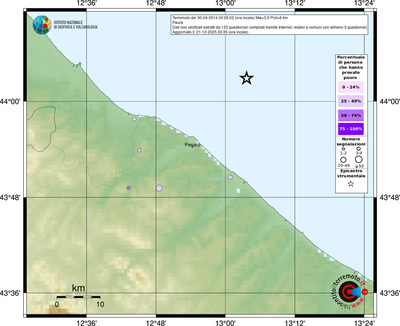 Mappa comuni con almeno 3 questionari