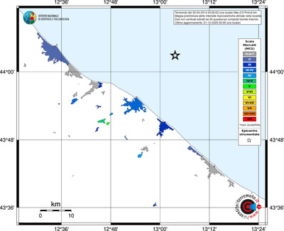 Mappa MCS - territori località