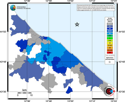 Mappa MCS - territori comuni