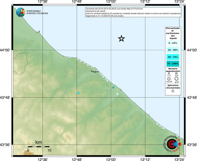Mappa comuni con almeno 3 questionari