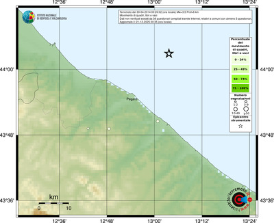Mappa comuni con almeno 3 questionari
