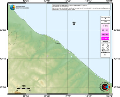 Mappa comuni con almeno 3 questionari