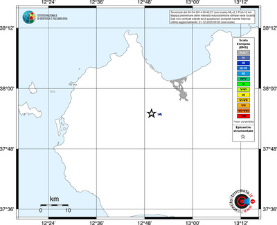 Mappa EMS - territori località
