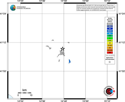 Mappa MCS - territori località
