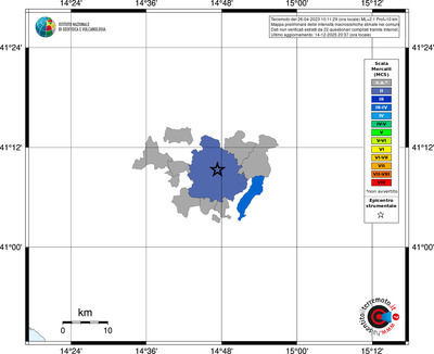 Mappa MCS - territori comuni