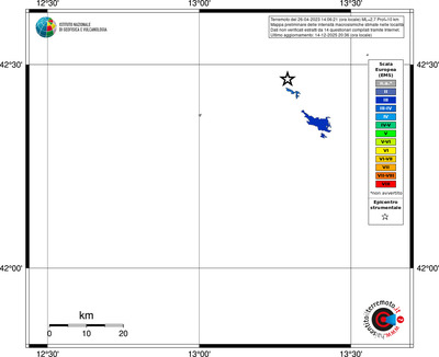 Mappa EMS - territori località