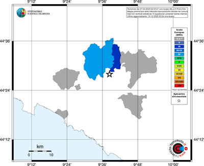 Mappa EMS - territori comuni