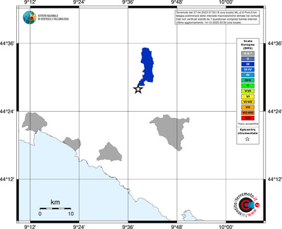 Mappa EMS - territori comuni