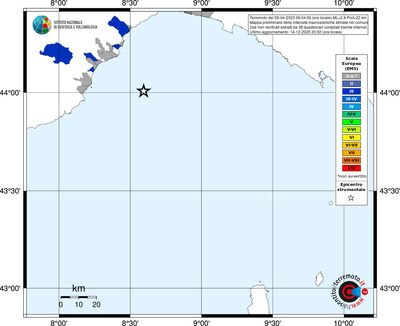 Mappa EMS - territori comuni