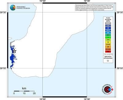 Mappa EMS - territori località
