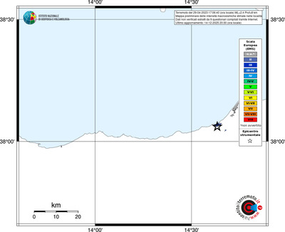 Mappa EMS - territori località