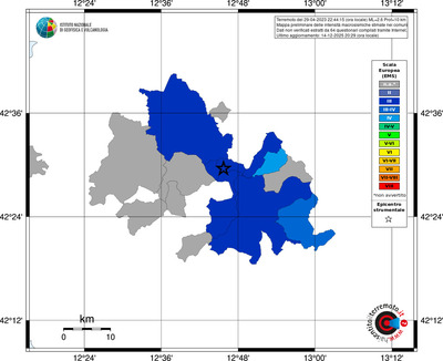Mappa EMS - territori comuni