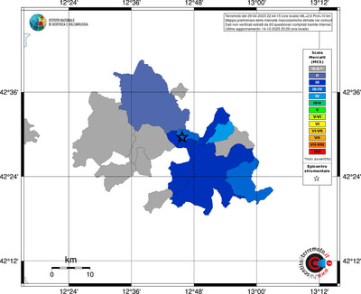 Mappa MCS - territori comuni