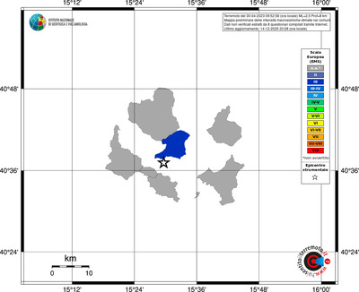 Mappa EMS - territori comuni