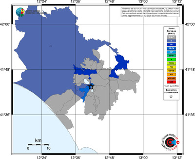 Mappa EMS - territori comuni