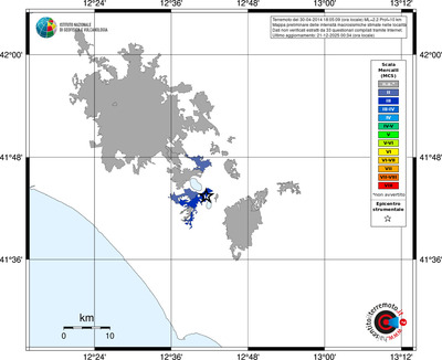 Mappa MCS - territori località