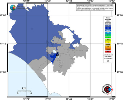 Mappa MCS - territori comuni