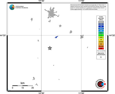Mappa MCS - territori località