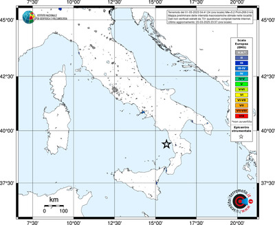 Mappa EMS - territori delle località
