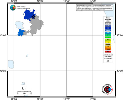 Mappa MCS - territori comuni