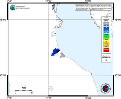 Mappa EMS - territori comuni