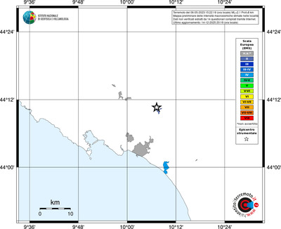 Mappa EMS - territori località