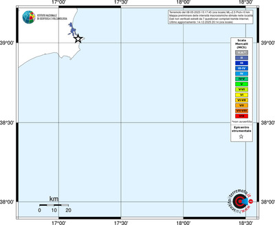 Mappa MCS - territori località