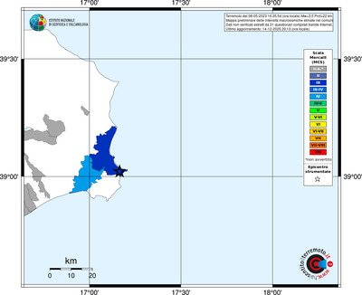 Mappa MCS - territori comuni