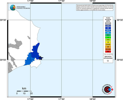 Mappa EMS - territori comuni
