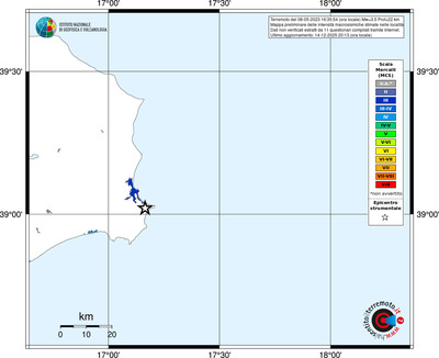 Mappa MCS - territori località