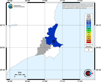 Mappa EMS - territori comuni