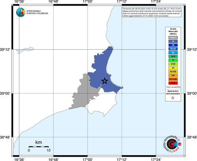 Mappa MCS - territori comuni