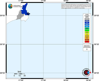 Mappa EMS - territori comuni