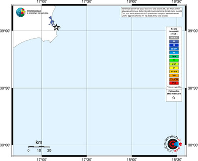 Mappa MCS - territori località
