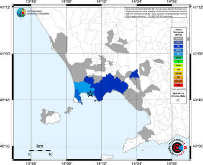 Mappa EMS - territori comunali