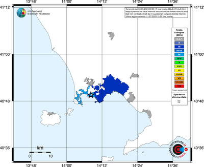 Mappa EMS - territori delle località