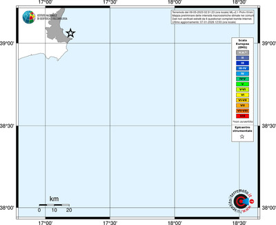 Mappa EMS - territori comuni