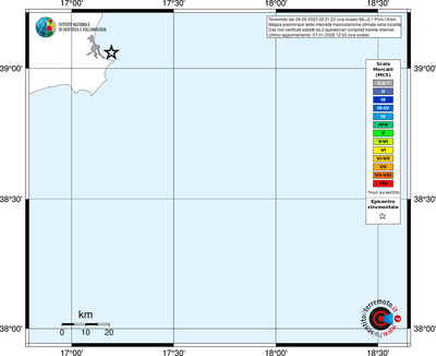 Mappa MCS - territori località
