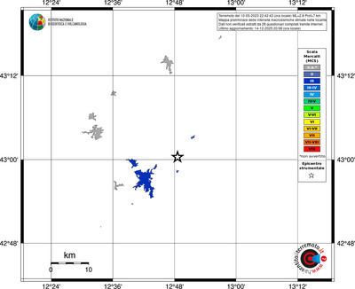 Mappa MCS - territori località