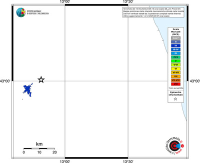 Mappa MCS - territori località