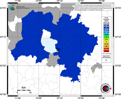 Mappa EMS - territori comunali
