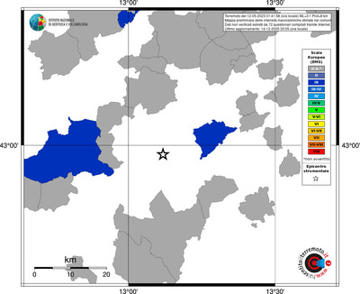 Mappa EMS - territori comuni