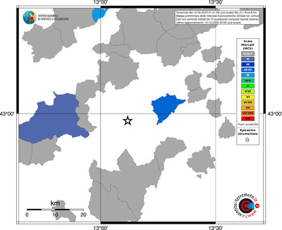 Mappa MCS - territori comuni