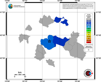 Mappa EMS - territori comuni