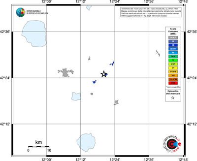 Mappa EMS - territori località