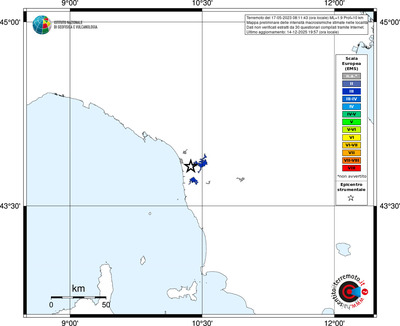 Mappa EMS - territori località