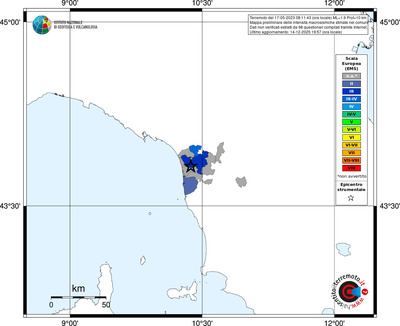 Mappa EMS - territori comuni