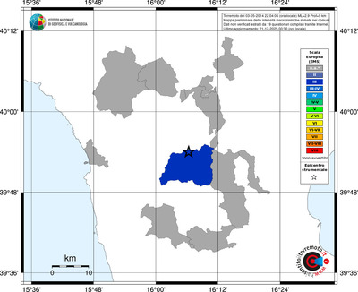 Mappa EMS - territori comuni